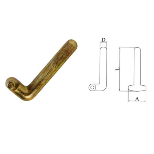 Gancho Haste - Tipo "T" 