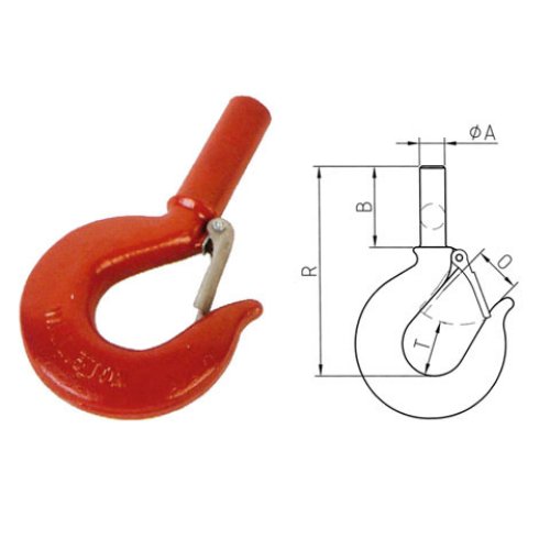 Gancho Haste Com Trava 